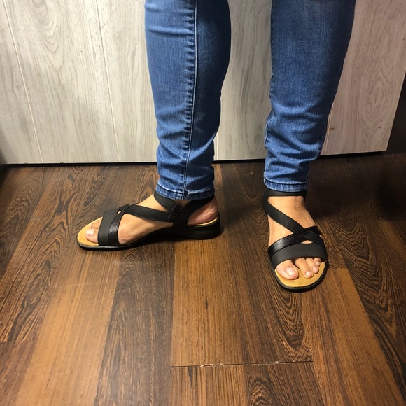 Natural Soul Naturalizer Black Sandals Comfort - Picture 4 of 4